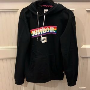 Nike Limited Edition Bradley Gilbert Pride Hoodie Navy Sz M